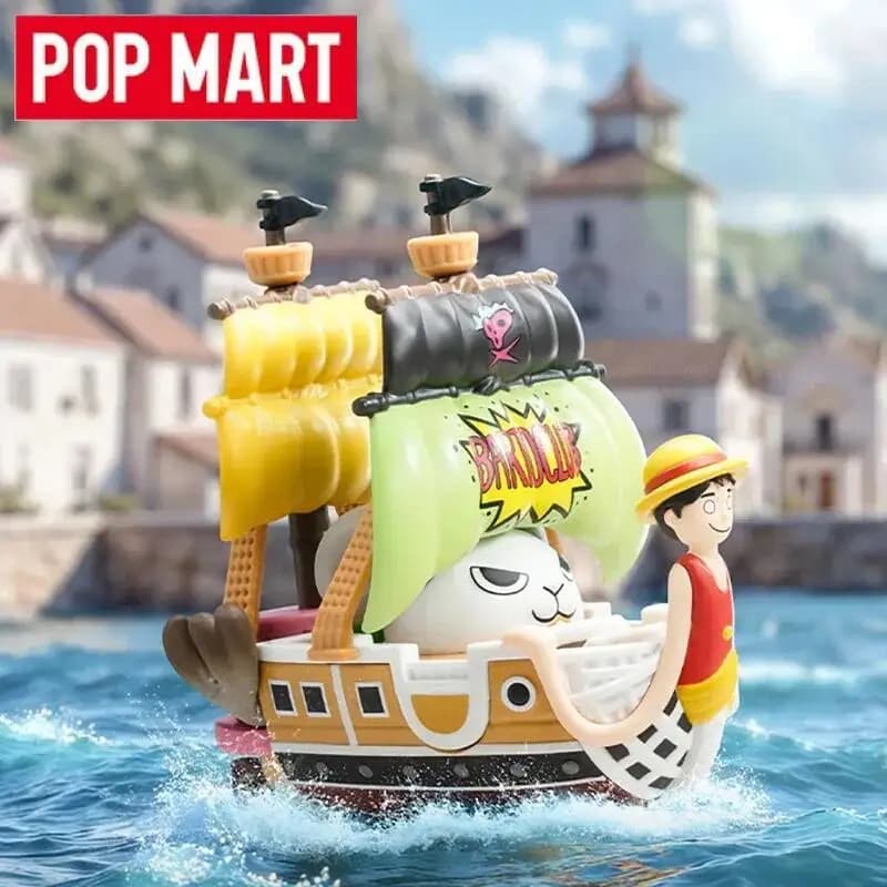 POP MART One Piece The Grand Line Series Veicoli Blind Box Guess Bag Giocattoli Bambole Simpatiche figure anime Collezione di ornamenti per il desktop