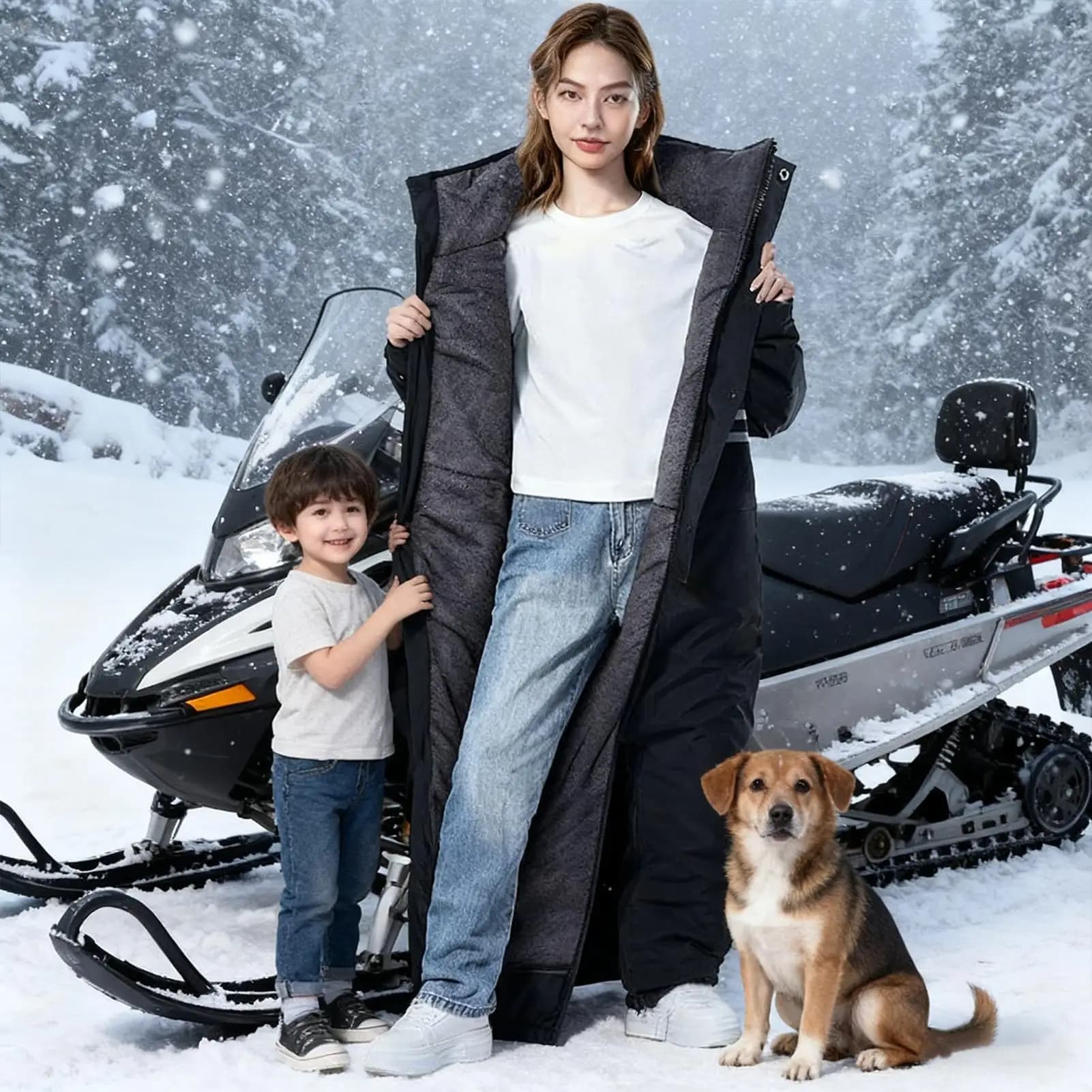 Giacca da moto resistente all'acqua per la stagione fredda 4 tasche Abiti caldi con strisce riflettenti Cappotto da equitazione antipioggia L/XL/XXL/XXXL/4XL
