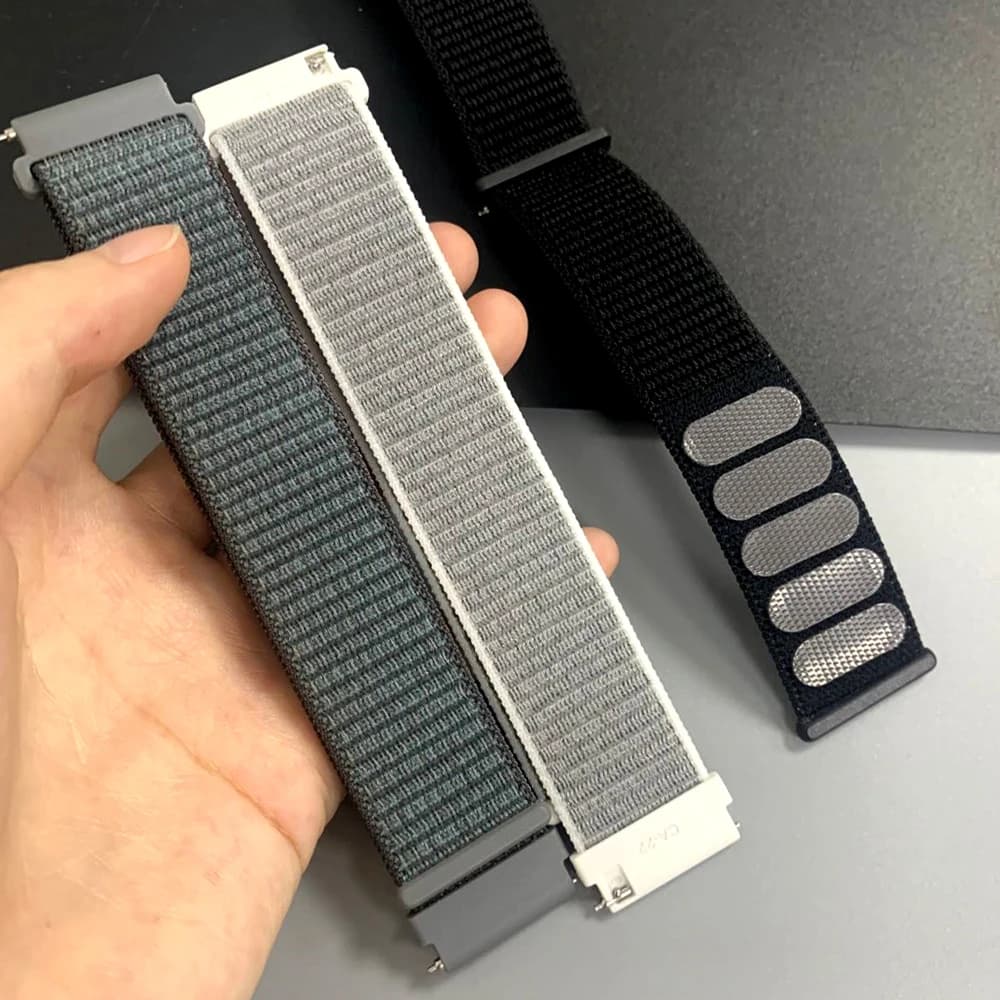 22mm 20mm cinturino in nylon per Huami AMAZFIT BALANCE 2 BIP6 5 GTR/GTS cinturino attivo 2 per HUAWEI WATCH 5 GT 6 Pro Sostituisci il braccialetto
