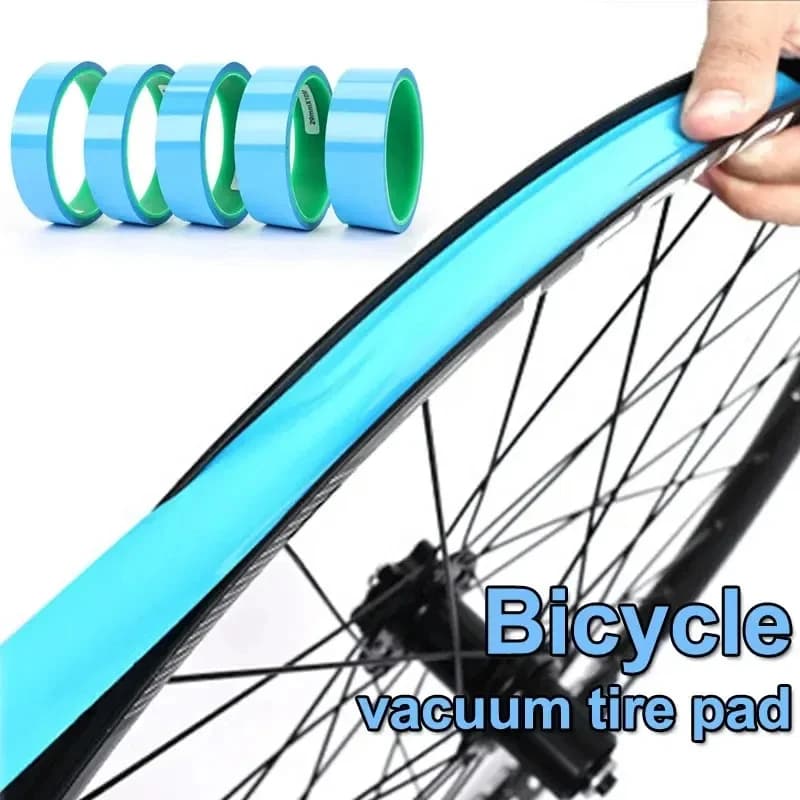 Cuscinetto per fascia sottovuoto per rivestimento per pneumatici per bicicletta, nastro per cerchioni tubeless per mountainbike da strada Ruota per bici Set di ruote in carbonio Pneumatici Accessori per ciclismo