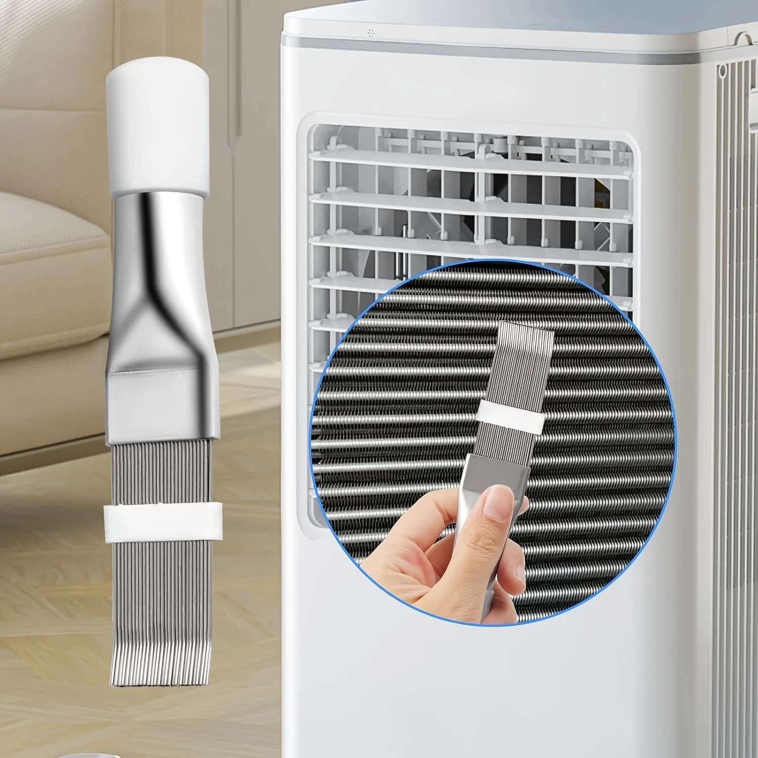 For Cleaning Brush Condenser Dryer, Flap Comb, Refrigerator Air Conditioner, Metal Cleaning Radiator Coil Evaporator
