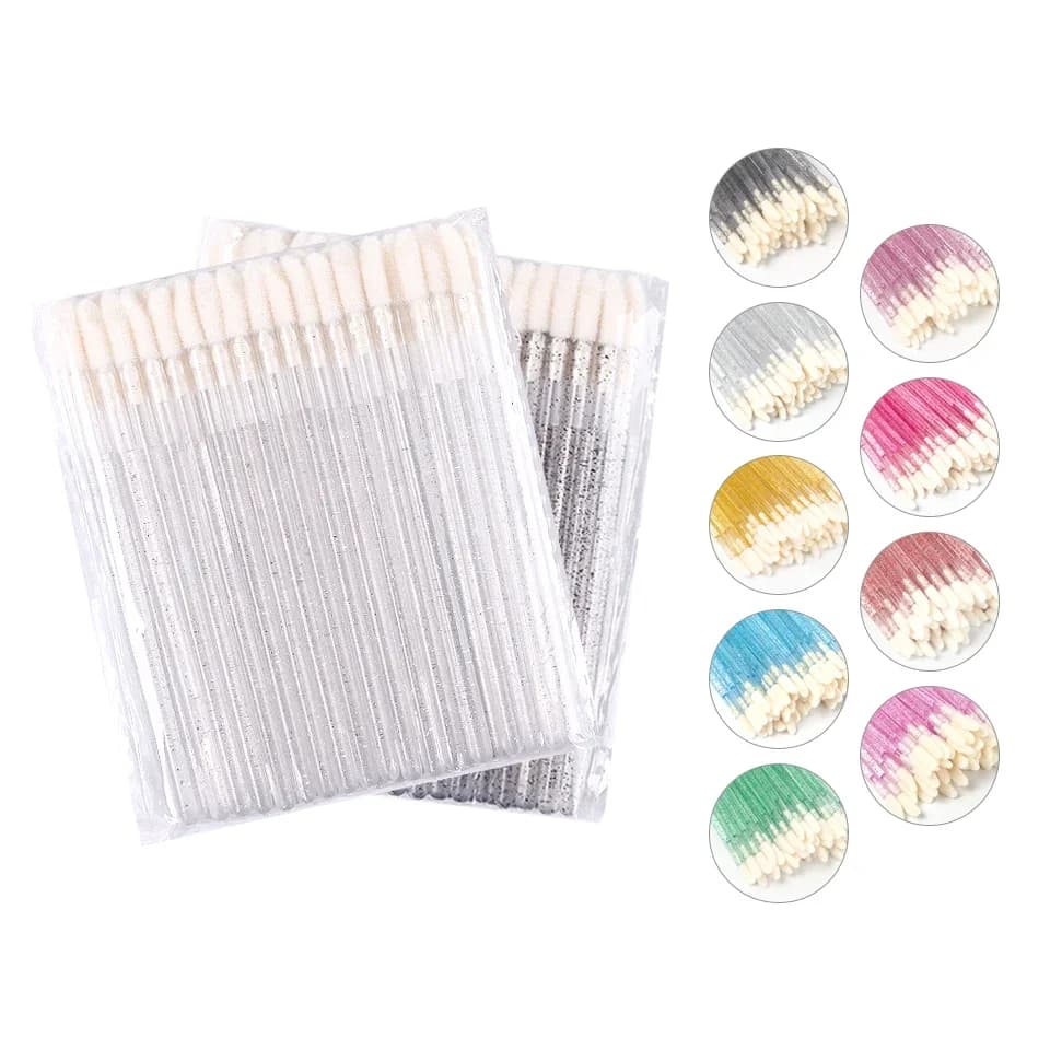 Sticks Mascara Brushes Lip 50/100PCS Eyelash And Drop Applicator Eyebrow Extension Set Eyebrow Tool Wholesale