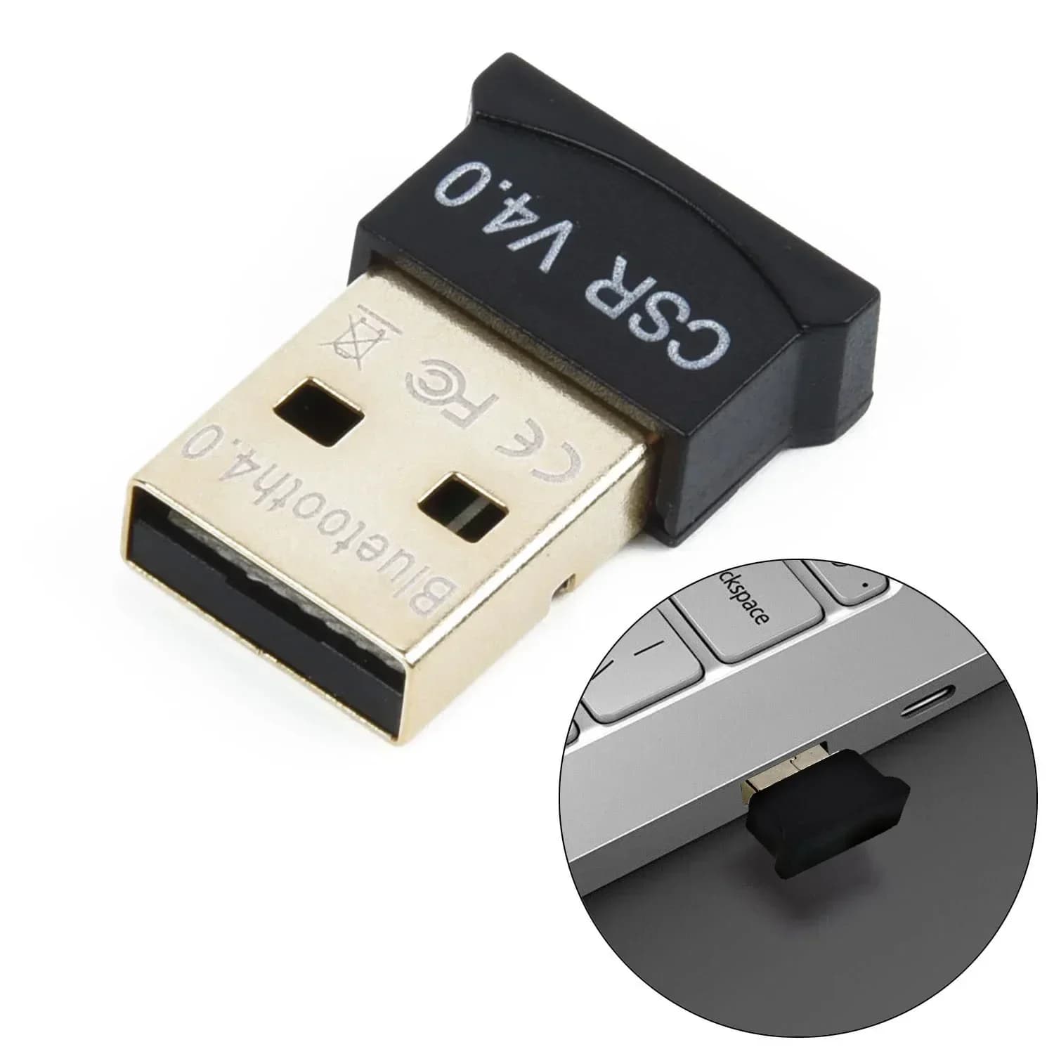 Connettore adattatore dongle USB 4.0 compatibile con Bluetooth dual mode Chip CSR8510A10 Trasmissione dual-mode Comodo trasporto