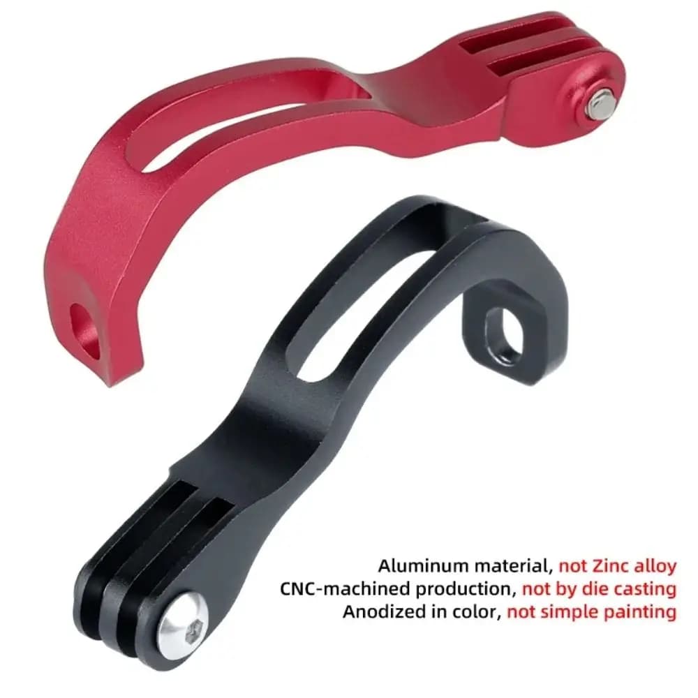 Aluminum Alloy Front Light Support Black Red Uni-body Folding Bike Fork Support MTB Accessories for GoPro/Brompton Cycling