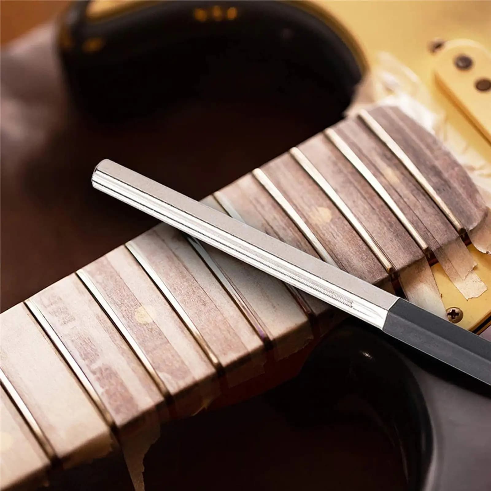 File per medicazione per tasti per chitarra Professionale 20 cm File per bordi per tasti facile da usare per mandolino Chitarra elettrica Banjo Basso Ukuleles