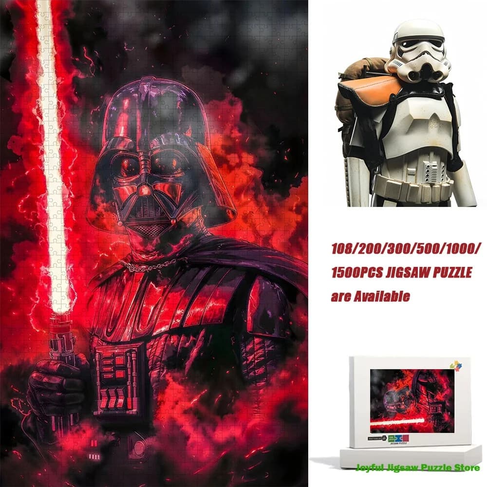 Star Wars Jigsaw Puzzle Nice Present For Birthday Graduation Gathering Leisure Game For Friend Party Relax Daily Entertainment
