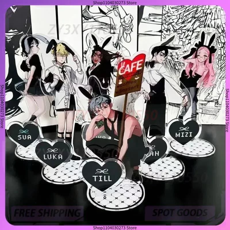 Alien Stage Tre Anni Anniversario Coniglio Cafe Serie Ivan Li Marchio Q Edizione Ciondolo anime Gioco di moda Regalo di festa adatto