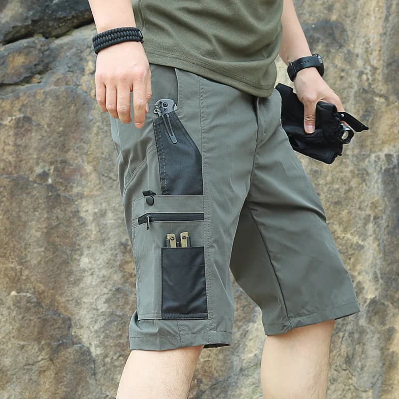 Nuovi pantaloni da lavoro tattici pantaloncini mimetici da uomo pantaloni corti cargo casual multitasche da esterno pantaloncini resistenti all'usura ad asciugatura rapida uomo