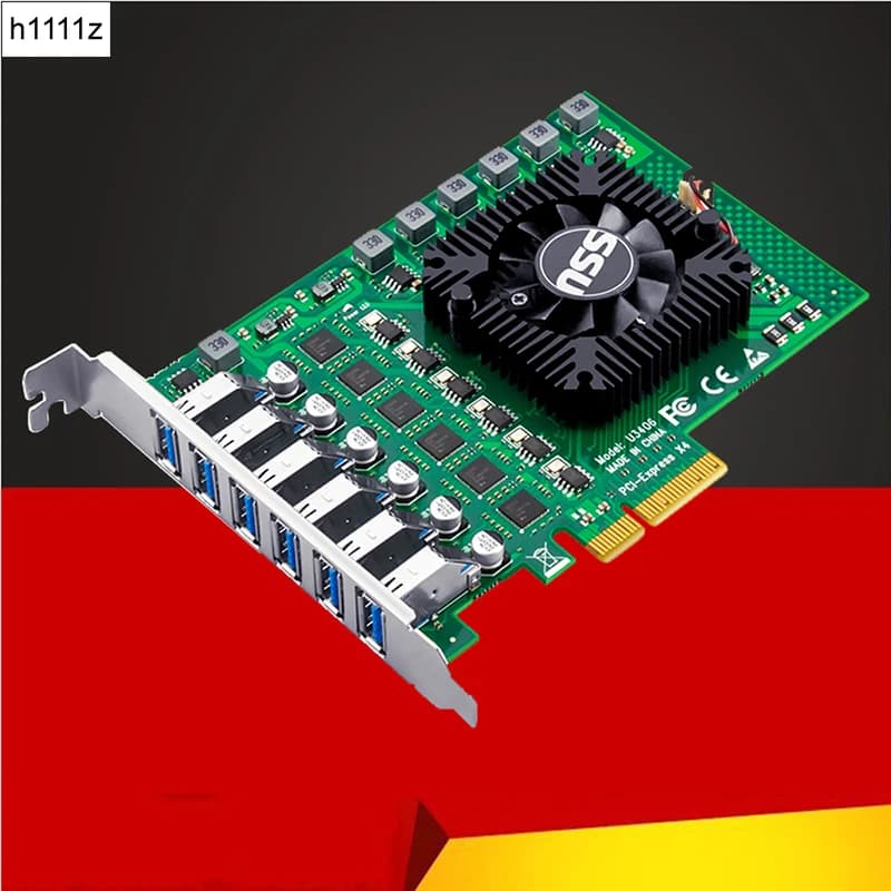 USB 3.0 PCI Express adattatore PCI e a 6 porte USB 3 scheda di espansione 6 canali USB3 PCIe x4 scheda Controller per la cattura Video della fotocamera