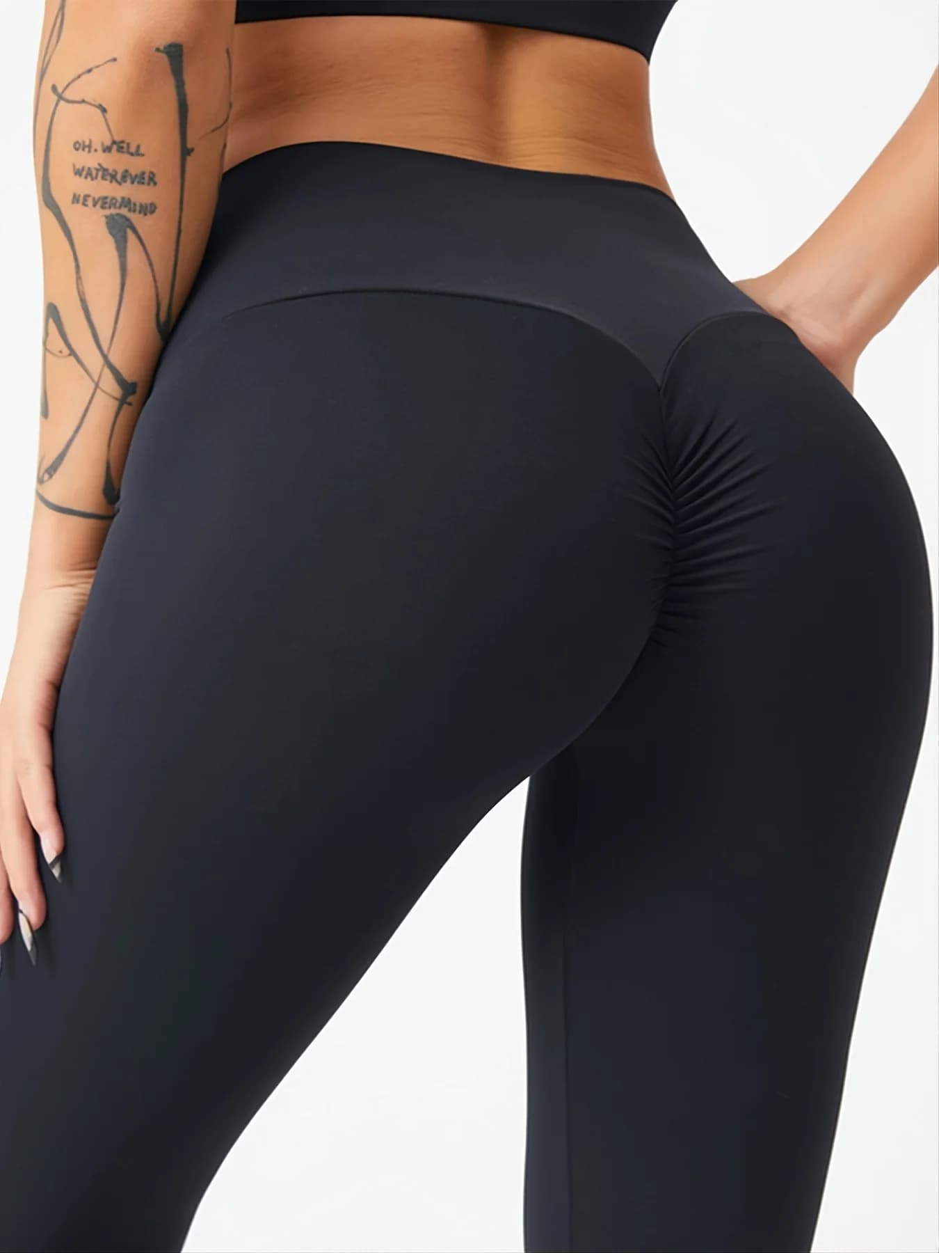 Pantaloni yoga Peach Hip da donna a vita alta, modellanti, con micro-compressione, per sport, corsa, allenamento e fitness.