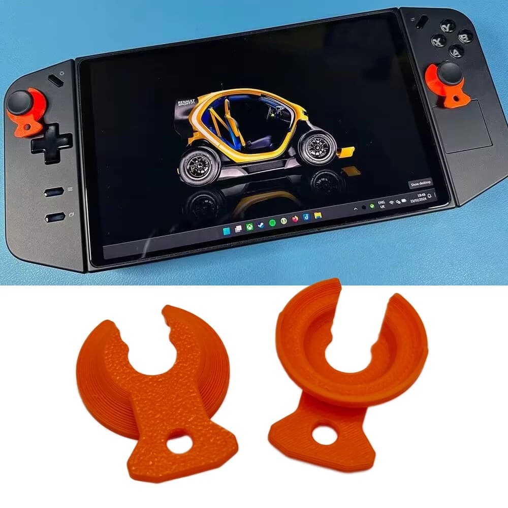 Anelli per joystick da 2 pezzi per Legion Go, console portatile con protezione per supporto per rocker, accessori per impugnatura per pollice con stick per controller di gioco