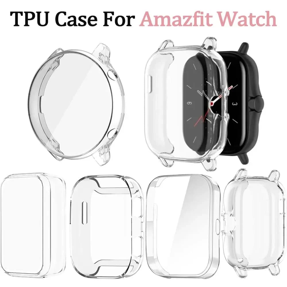 Custodia protettiva in TPU per Amazfit GTR 2 Mini/Bip 5 Custodia protettiva per schermo per Huami Amazfit Band 7/GTS 2/3/4 Custodia protettiva per orologio