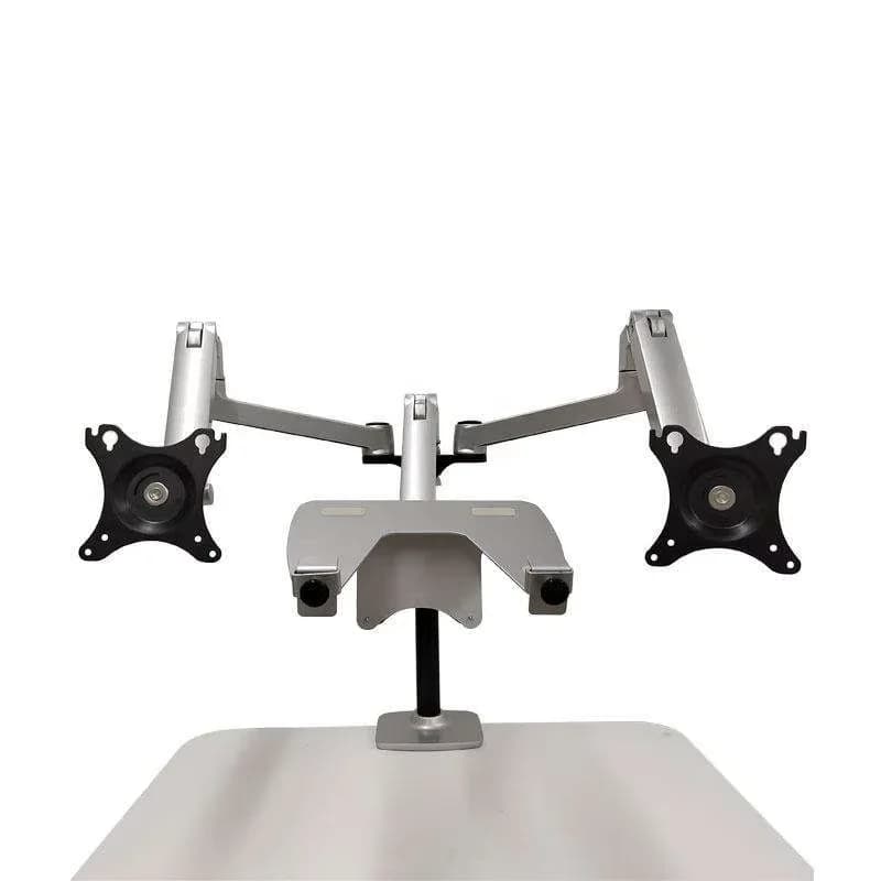 Dual Desktop Monitor Mount Arm PC Monitor Stand Cantilever Desktop with Rotary Lifting Adjustment Bracket