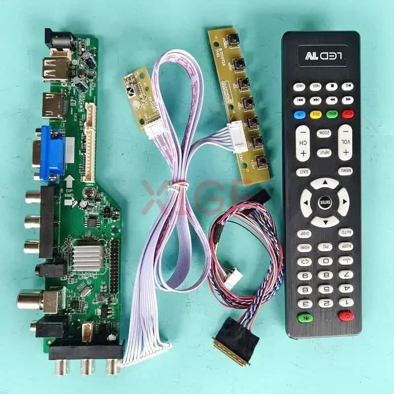 Per LP156WF2-TLA1 LP156WFC-TLB1 Scheda Driver del Controller DVB-T/C Schermo Del Computer Portatile 1920x1080 15.6 "USB/DHMI/VGA/AV LVDS 40Pin Kit FAI DA TE