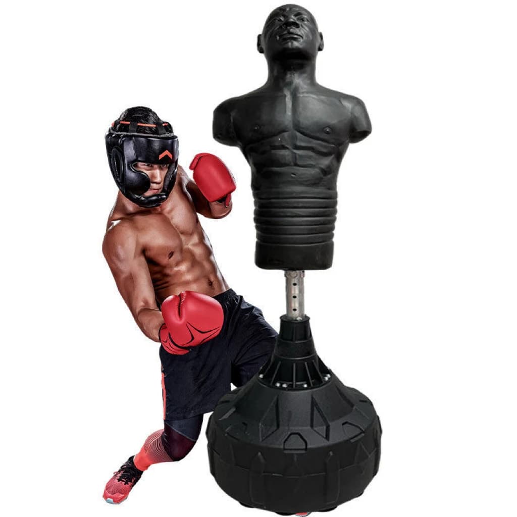 Professional Vertical Boxing Bag for Gym and Home, PVC, with Adjustable Piedistallo for Training and Combat