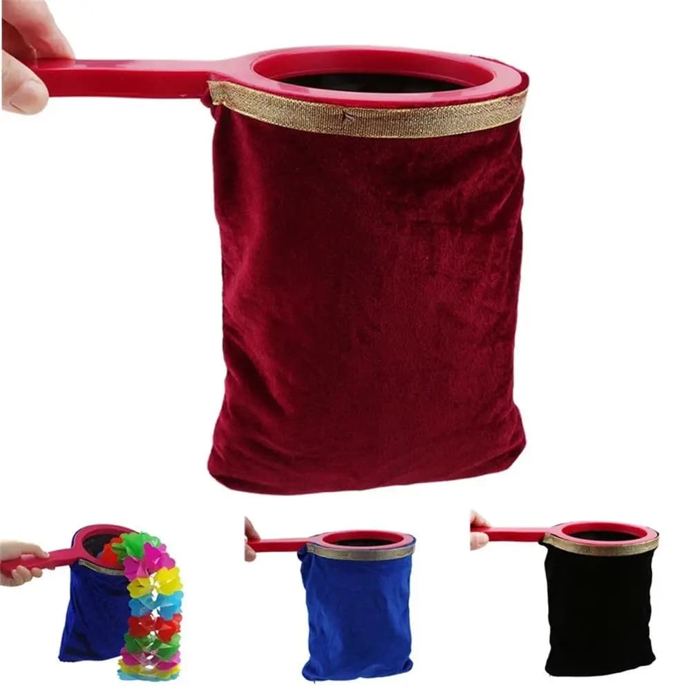 Scompare Trucchi Giocattoli Giocattolo per bambini Close Up Magia Magicana Regali Divertente Borsa per il cambio della magia Puntelli magici Borsa per trucchi magici Borsa magica