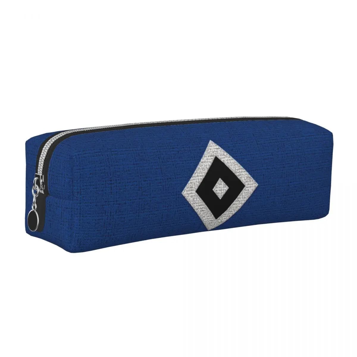 Astucci per matite Blue Diamond HSV Soccer Hamburgers SV Bundesligas, borse per penne, astucci per cosmetici per ragazze, ragazzi, studenti, scuola