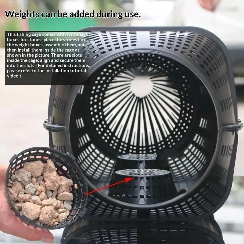 2026NEW Portable Lightweight Fishing Bait Trap Net Cage Eel Loach Crab Pot For Shrimp Crayfish Lobster Outdoor Fishing Accessory
