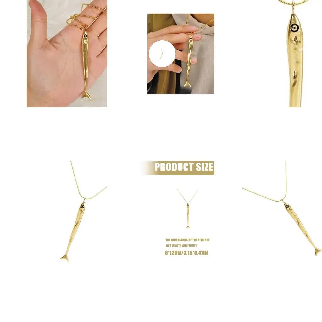 Marine Life Design Alloy Texture Unisex Neck Jewelry Suitable for Fashion Women