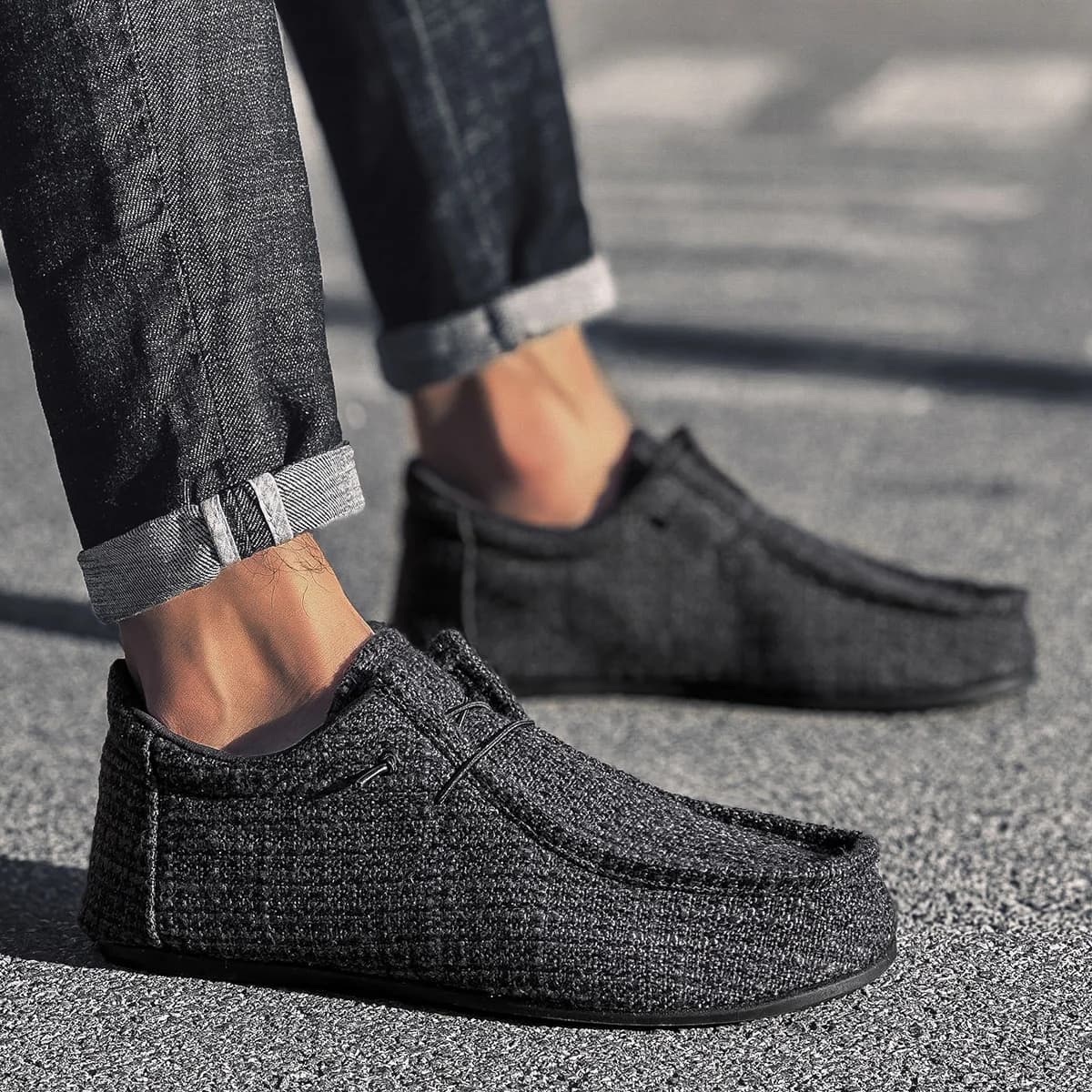 Scarpe Casual Antiscivolo da Uomo, Slip-On Comode e Traspiranti in Rete, Suola in Gomma Leggera, Calzature Versatili