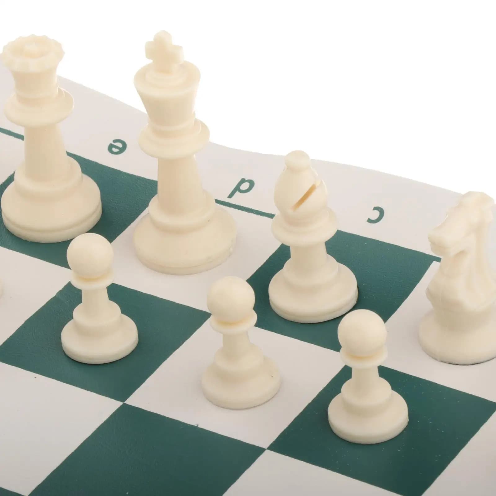 Travel Portable Plastic Chess Set 18 "x 3.5" for Children Adults