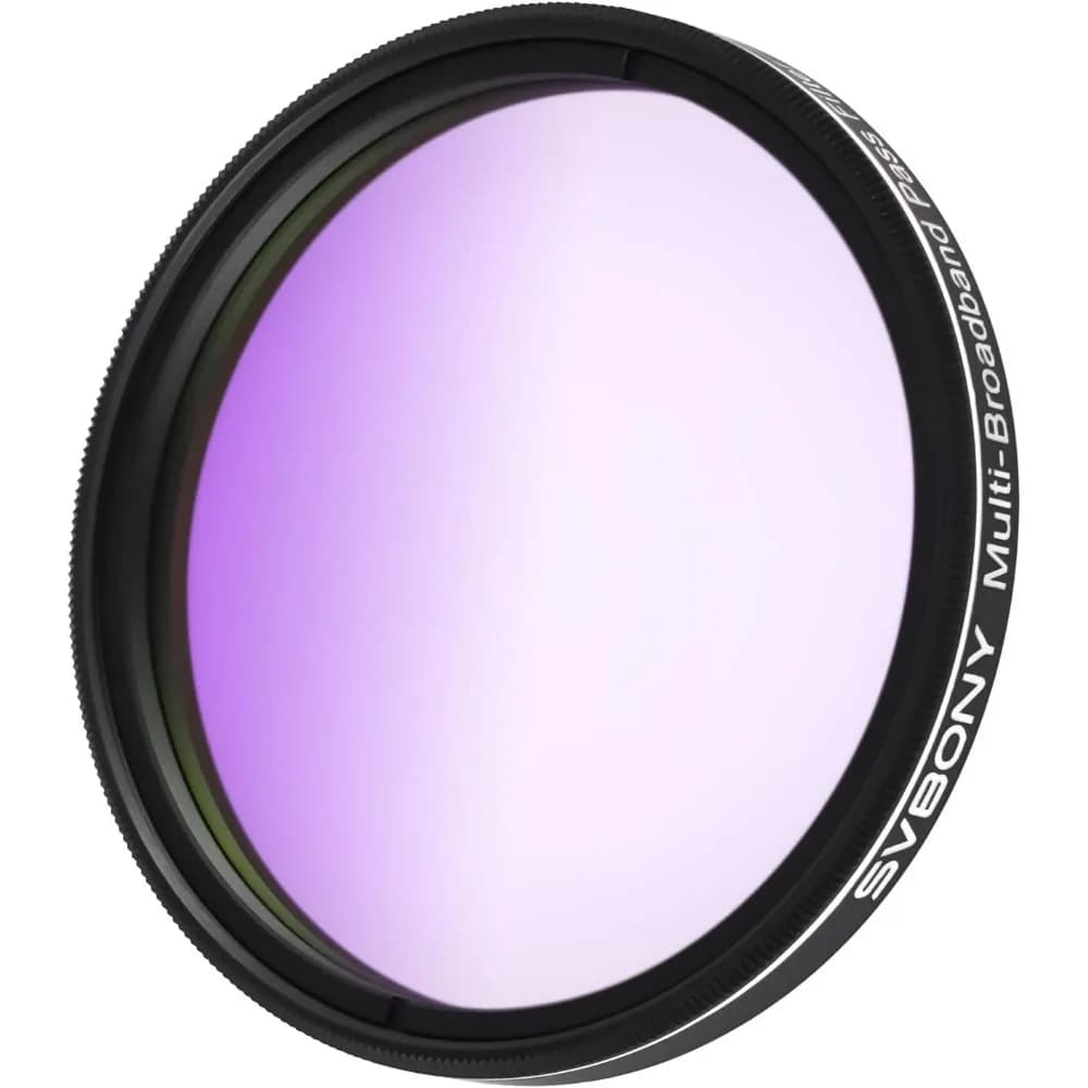 Filtro multibanda da 2 pollici per campo stellare, trasmissione del 90%, taglio OD4 per astrofotografia di riflessioni, nebulose, galassie e aree suburbane