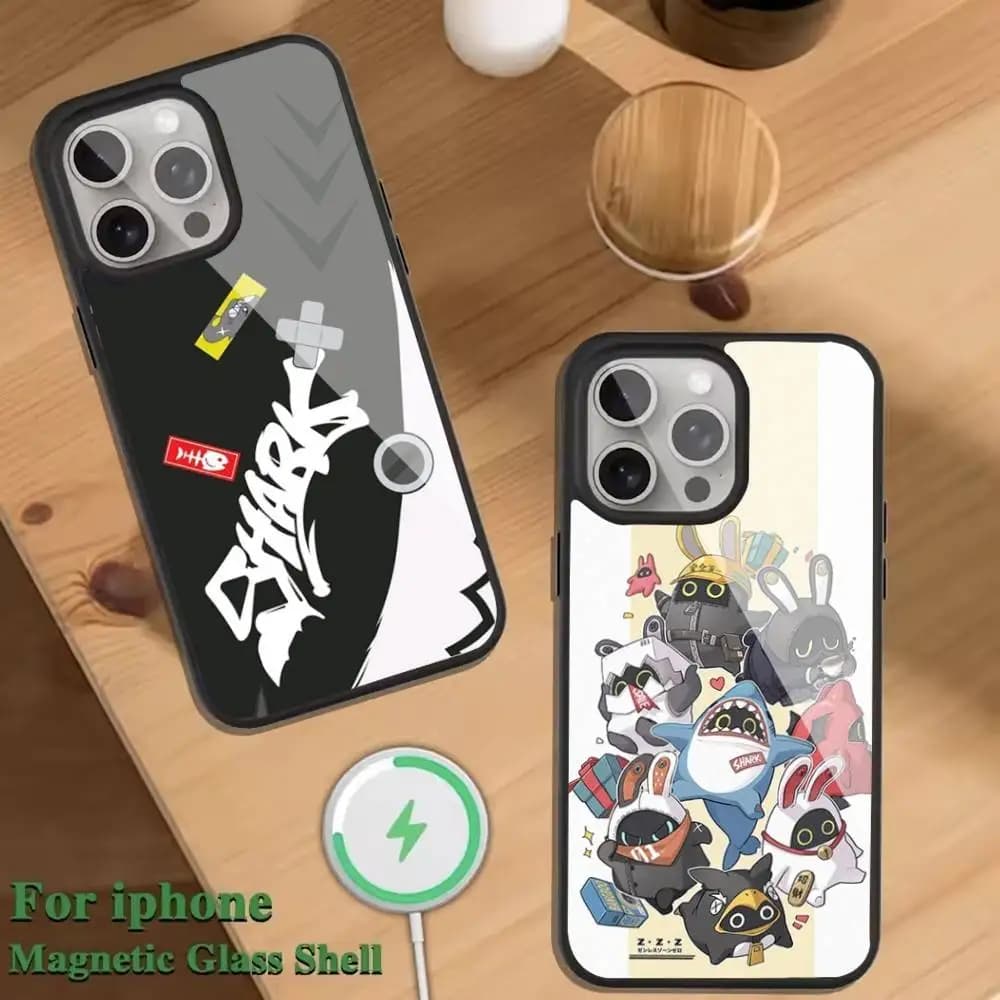 Zenless Zone Zero Phone Case For Magnetic Wireless Charge Cover For iphone 16 15 14 13 12 11 Pro Max Plus Coque