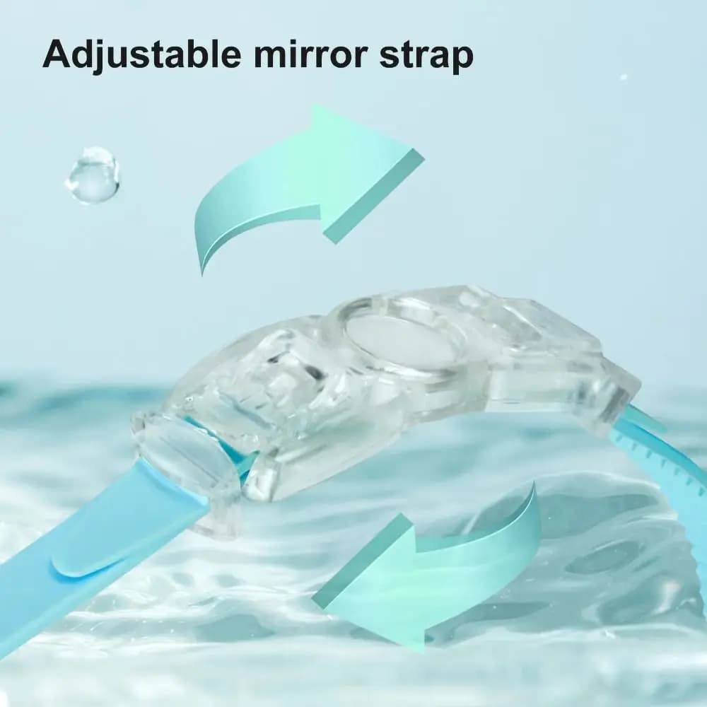 Large Frame Swimming Goggles Waterproof Anti-fog Swim Training Glasses Anti-UV Ultralight Diving Eyewear Swimming Beginner