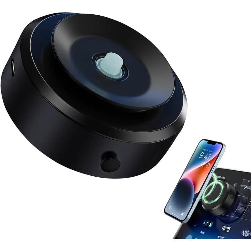 Supporto magnetico per telefono aspirapolvere a doppia faccia supporto per telefono ad adsorbimento forte per cucina da palestra per auto compatibile con tutti i telefoni cellulari