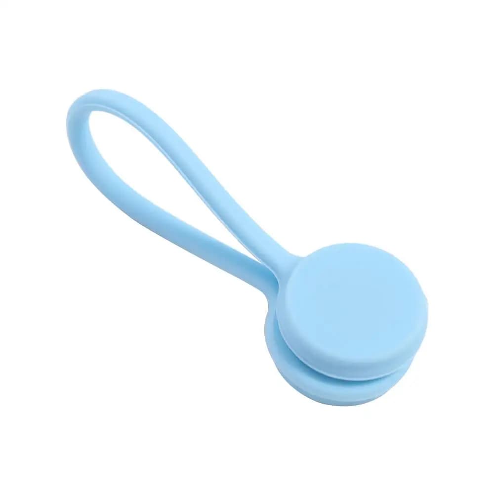 5PCS Magnetic Clips Set Silicone Fabric Clips Set Colorful Durable Fabric Huggers Versatile Magnetic Cable Ties Crafting Gifts