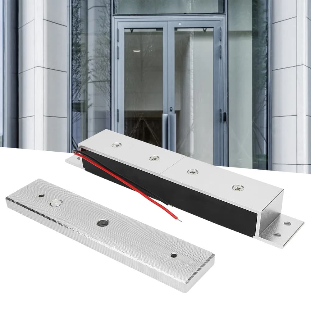 Serratura Magnetica Nascosta Senza Cornice 12V 280kg/617lb Accessori per Porte in Legno e Metallo