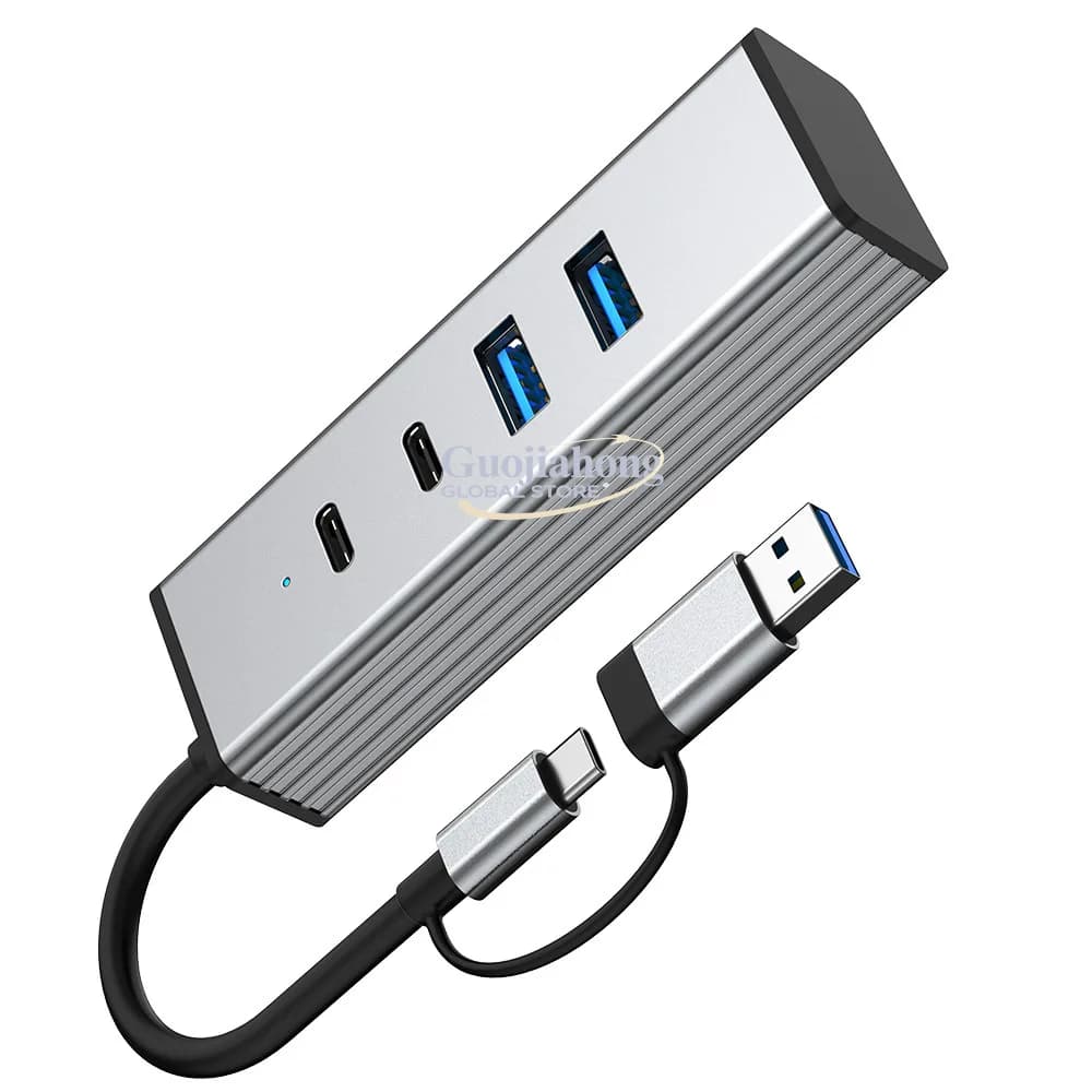 10Gbps cross-border USB 3.0/3.1 Gen2 hub for laptop, 2-in-1 splitter