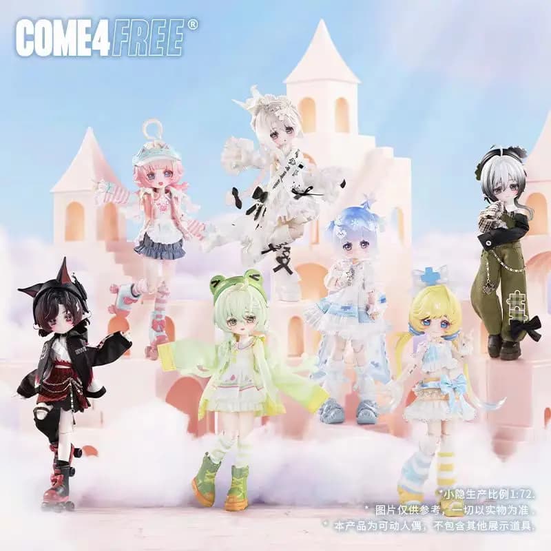COME4FREE Minty V5 Childhood Memories Series 1/12 Bjd Genuine Blind Box Toys Mystery Box Doll Guess Bag Cute Anime Figure Gifts