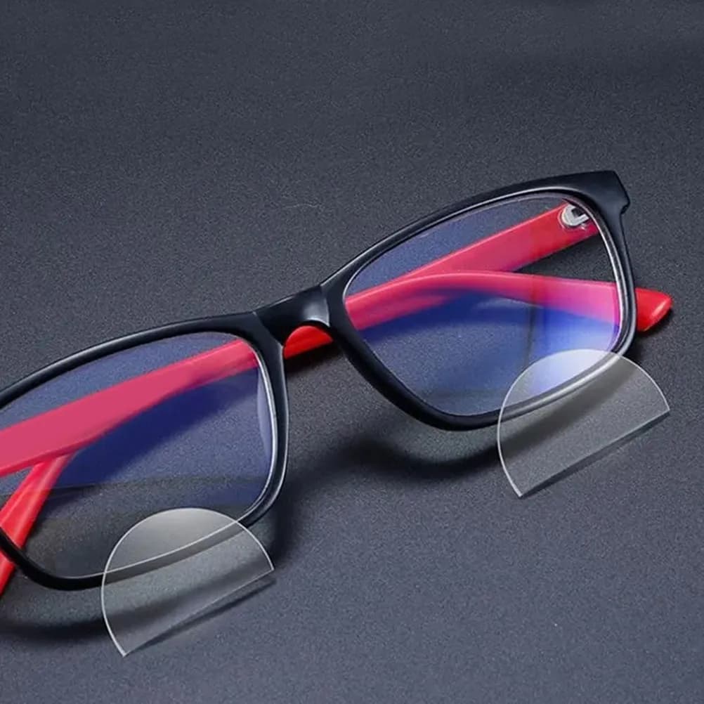 1 Paio di Lenti Stickers for Reading, Magnifying lenses Convertible for Sunglasses, Security Glasses, Swimming Eyelets, Cleaning Eases