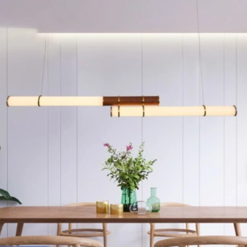 Retro creativo striscia diritta lampada a sospensione ristoranti soggiorni bar lampadari a sospensione a LED apparecchio per la decorazione della casa per interni