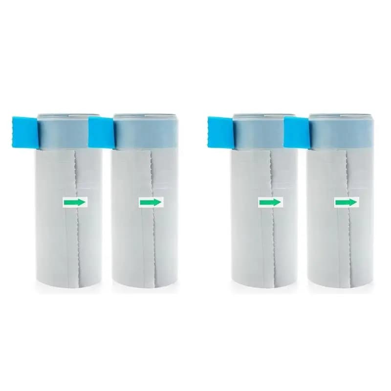 【THANKSGIVING DAY】4X New Replacement Waste Bags For M1 Open-Top Self-Cleaning Cat Litter Box Cat Litter Receptacles C Poop Bag F
