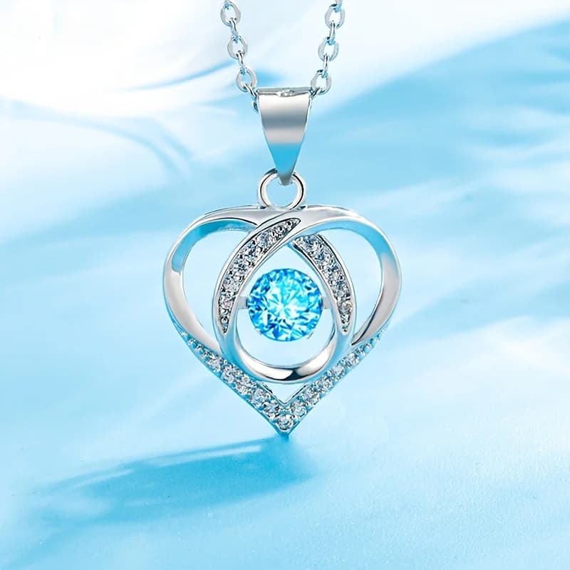 K Plated Necklace with Heart Pendant - Elegant Minimalist Love Chain Suitable for Weddings, Music Festivals & Mother's Day Gift - Spring for Her, Affordable Romantic Gift