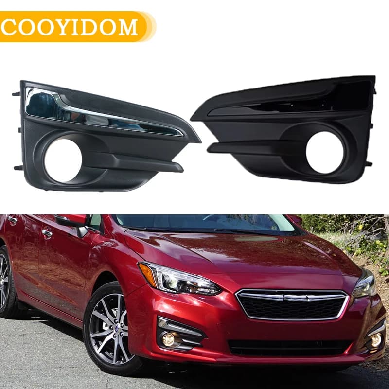 Fog Light Ccover For Subaru Impreza 2017 2018 2019 Fog Lamp Trim 57731FL050 Headlight Shade Grille Frame Ggrill