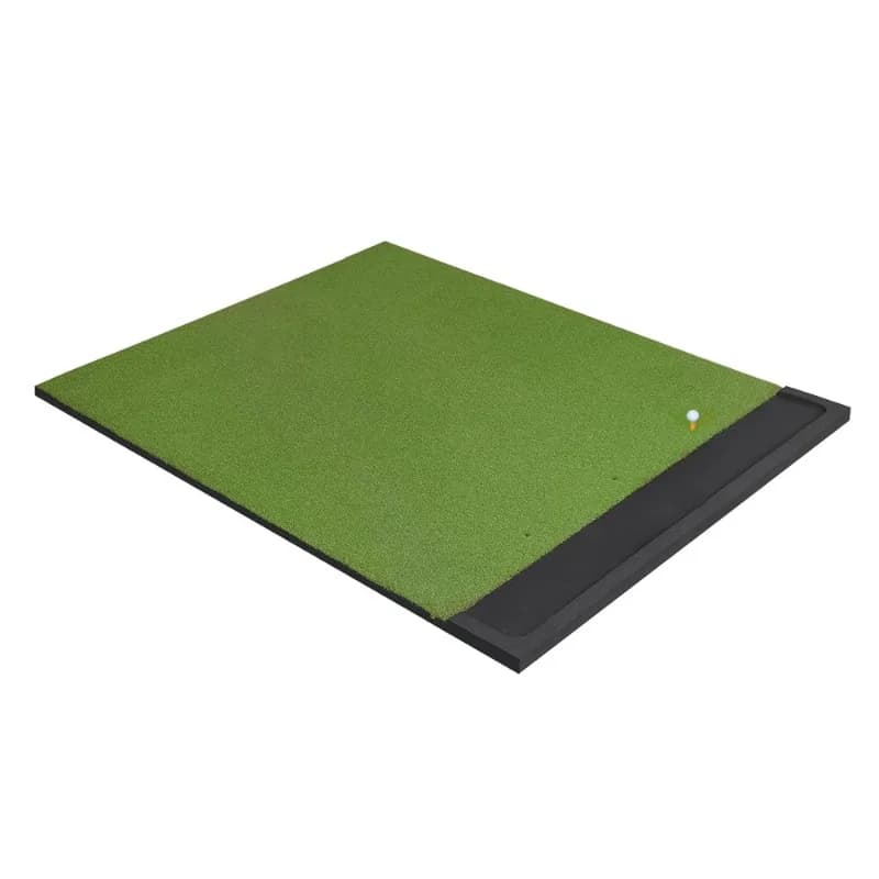 New Golf Pad with Ball Box Outdoor Swing Practice Golf Pad