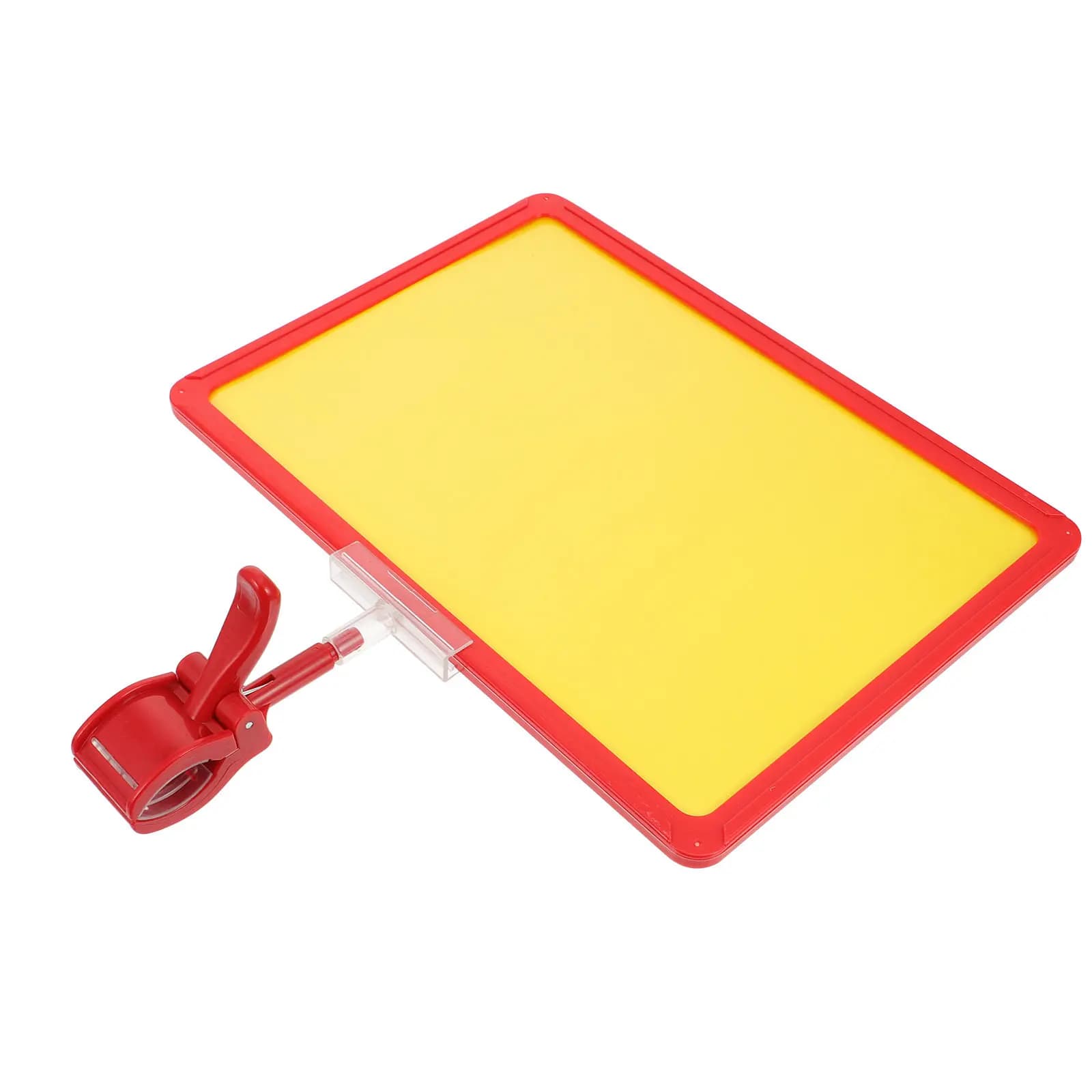 1 set di cartellini con clip, espositori minimalisti riutilizzabili per etichette dei prezzi per ambienti commerciali, portaetichette per scaffali