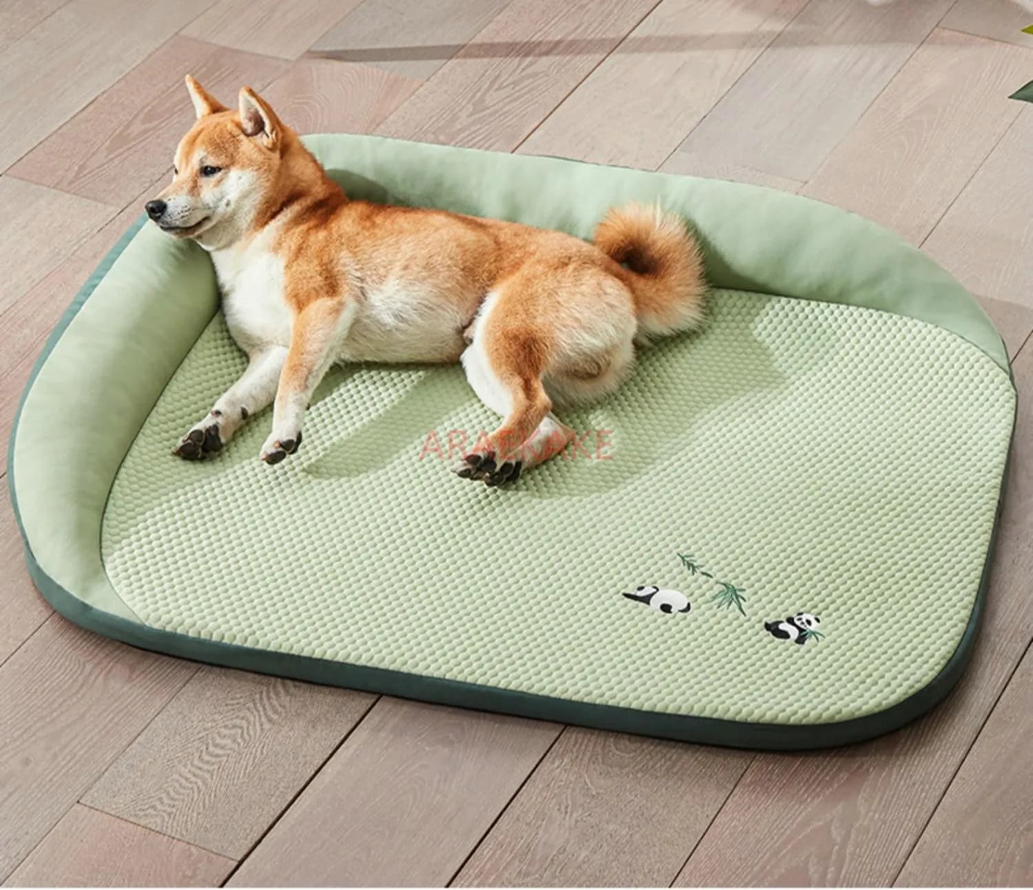 Lettino per cani per tutte le stagioni, adatto per cani di piccola e media taglia, tappetino per cani rimovibile e lavabile, tappetino rinfrescante in seta ghiacciata