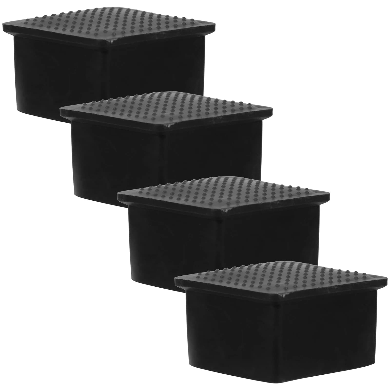 4 pezzi di coprisedili in gomma 50X50 per gambe di sedie, protezioni per pavimenti, coperture antiscivolo per piedini di mobili, per pavimenti in legno duro