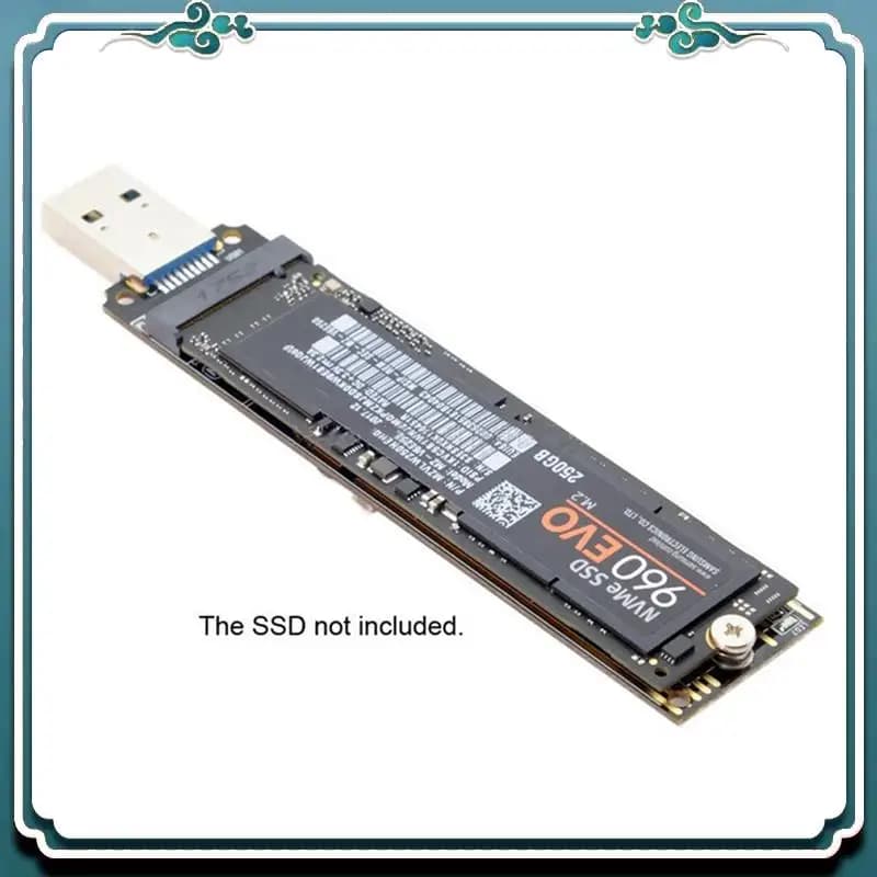 Facile da usare 1 Set Adattatore USB NVME Scheda riser interna 10 Gbps USB3.1 Gen 2 Per M2 Nvme 2230 2242 2260 2280 SSD