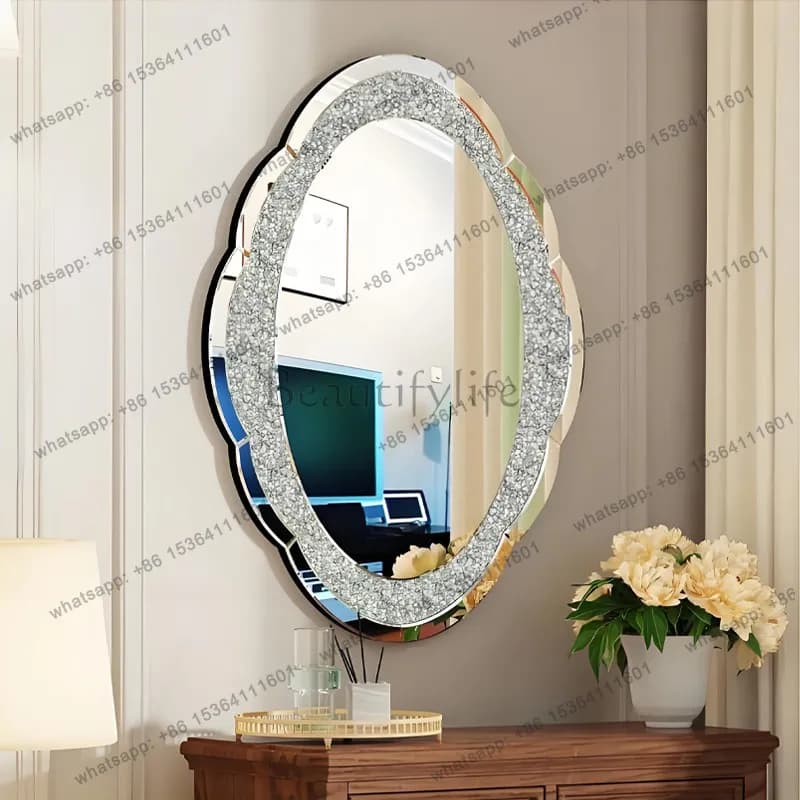 Specchio da parete decorativo per lavabo, creativo per bagno