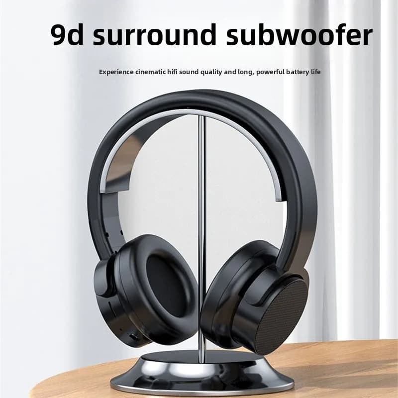 Wireless Bluetooth Headset 5.0 Wearable Subwoofer Card Gaming Gaming Headset Wired Computer