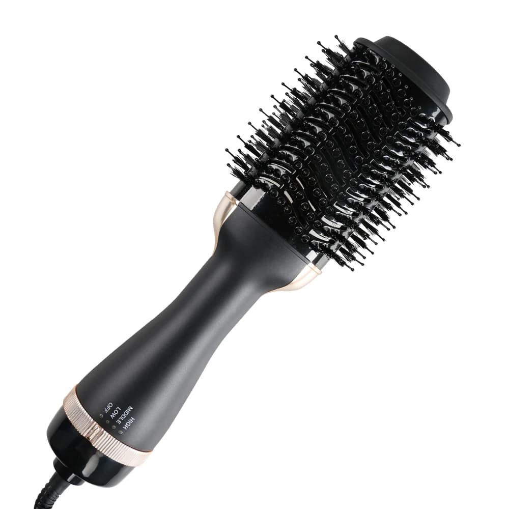 Spazzola Capelli Rotante Pettine ovale elettrico Asciugacapelli e volumizzante Piastra per capelli da salone One Step Spazzola per asciugacapelli 3 in 1