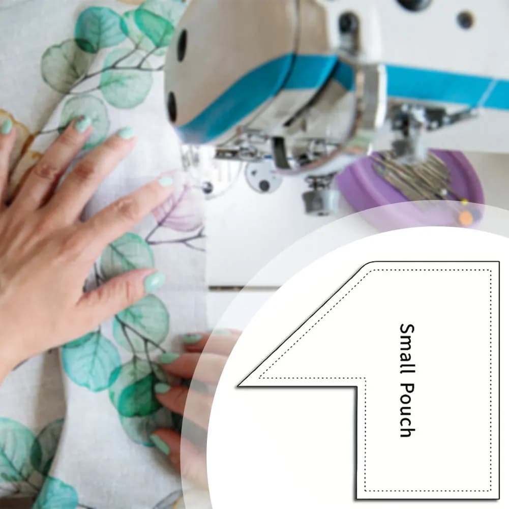 Modello per cucire borse Righelli per quilting portatili Stencil acrilici per cucire