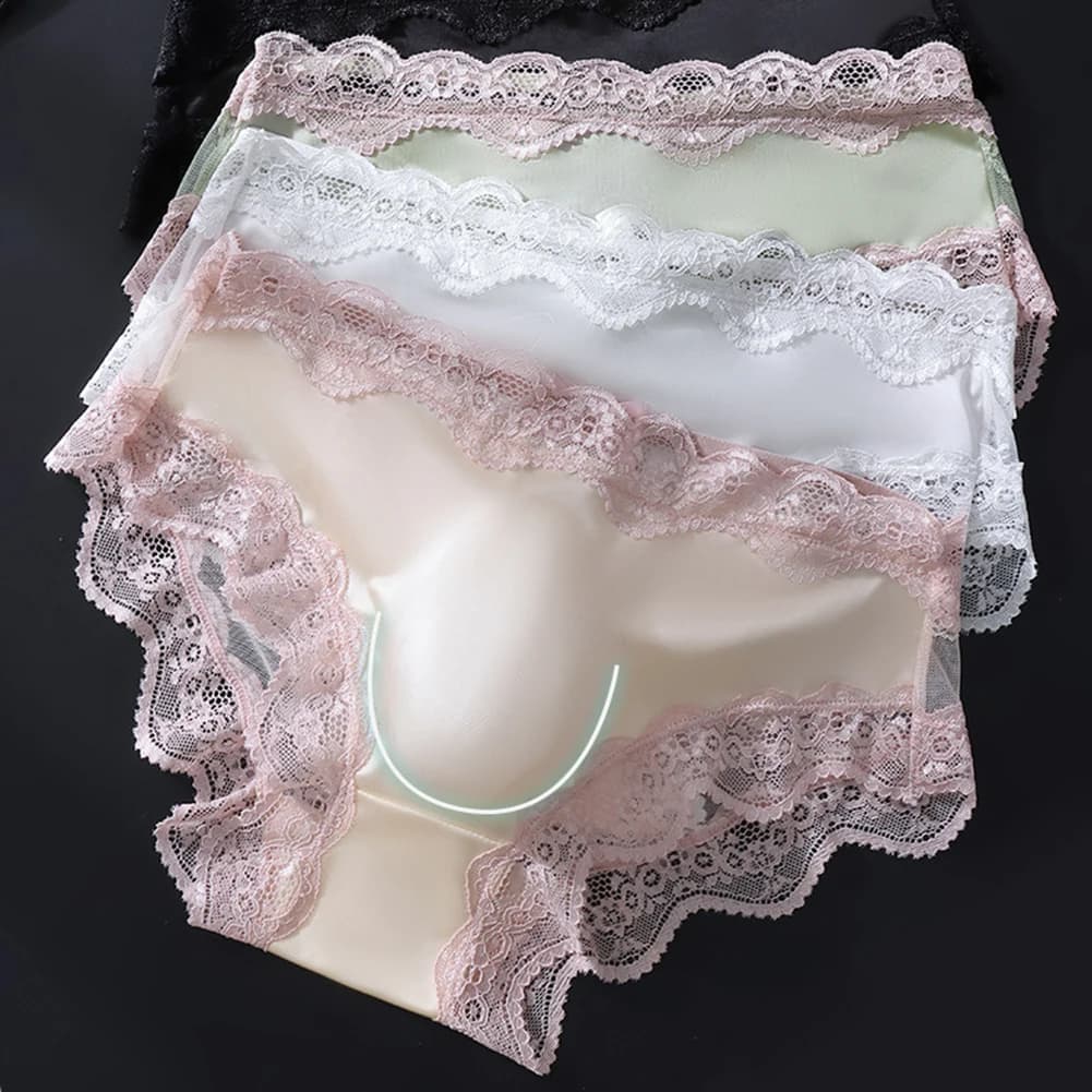 Intimo Sexy da Uomo in Pizzo, Slip con Tasca 3D a U, Traspirante, Slip con Tasca Convessa, Ropa Interior Hombre, Lingerie Maschile