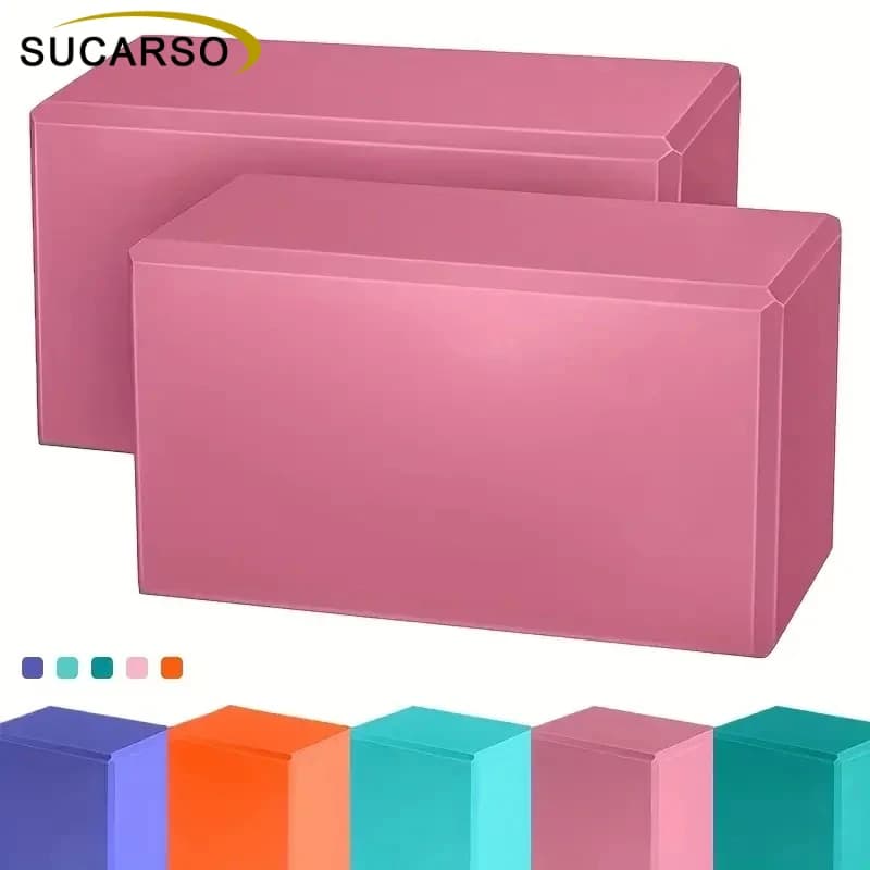 Yoga Building Blocks Cubes Pilates Bricks Reinforcement Mats Sports Yoga Supplies Exercise Home Exercise Equipment Fitness Eva