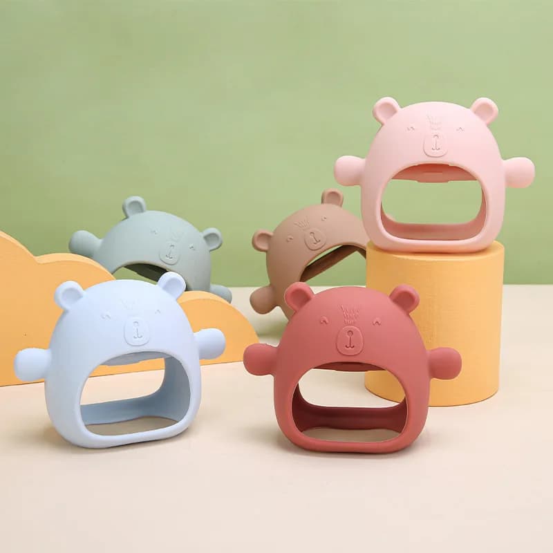 Nuovi accessori per bambini massaggiagengive per allattamento giocattoli guanti ciuccio neonato masticare dentizione giocattolo succhiare le dita pollice prodotti per bambini